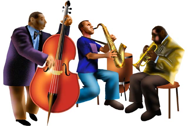 Jazz group clip art